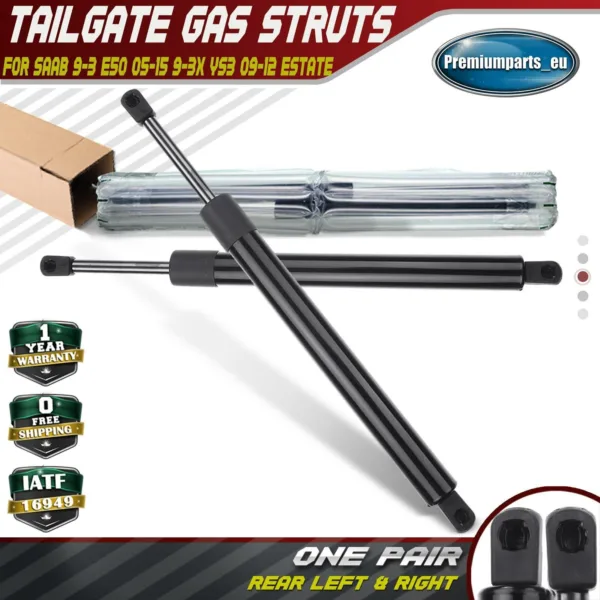 2x New Rear Tailgate Gas Struts for Saab 9-3 2005-2015 Estate 12797509 12778556