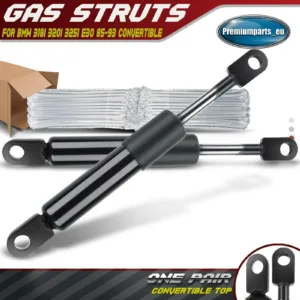 2x Convertible Top Cover Gas Struts Lift Supports for BMW 318i 320i M3 E30 180N