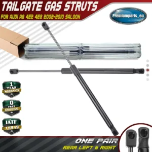 2x New Rear Tailgate Boot Gas Struts for Audi A8 4E 2002-2010 Saloon 4E0827552B
