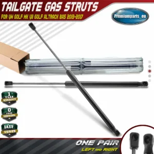 2x Tailgate Rear Boot Gas Struts for VW Golf MK VII Golf Altrack BA5 2013-2017