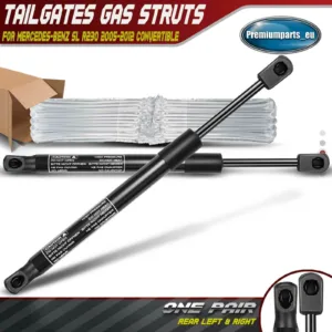 2x Rear Tailgate Gas Struts Lift Supports for Mercedes-Benz SL R230 Convertible