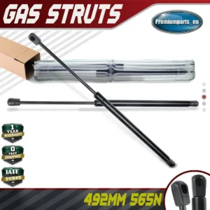 2x Universal Gas Struts for Trailer Box Caravans Camper Canopy 492 MM 565 N