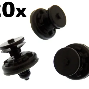 20x Volkswagen Plastic Trim Clips for Door Cards & Interior Trim Panels & Covers