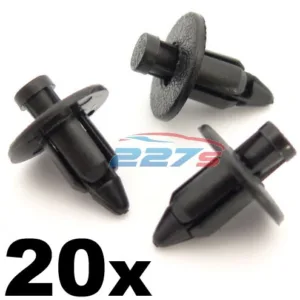20x Toyota MR2 Trim Clips For Front Luggage Compartment Frunk & Spare Wheel Area