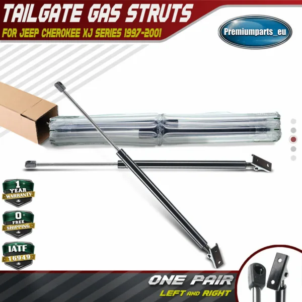 Set of 2 Tailgate Gas Struts for Jeep Cherokee 1997-2001 XJ Series 55076208AB