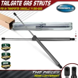 2x Tailgate Gas Struts for VW Transporter Caravelle T4 1990-1995 570 mm 750N
