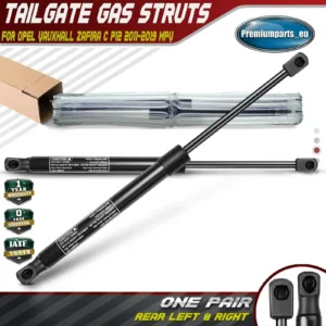 New 2x Rear Tailgate Boot Gas Struts for Opel Vauxhall Zafira C P12 MPV 132089