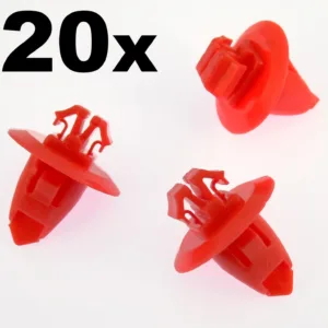 20x Toyota Wheel Arch, Wing, Fender Flare Plastic Trim Clips for Arch Mouldings
