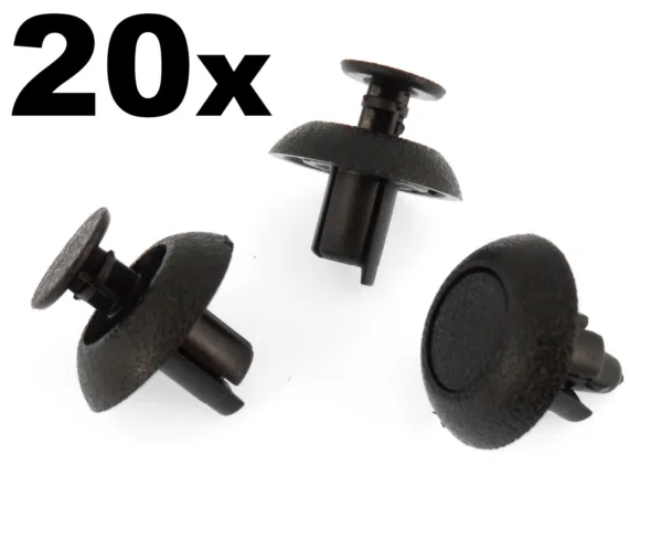 20x Toyota Engine Cover Clips- Plastic Trim Fasteners for Motor Shields & Panels