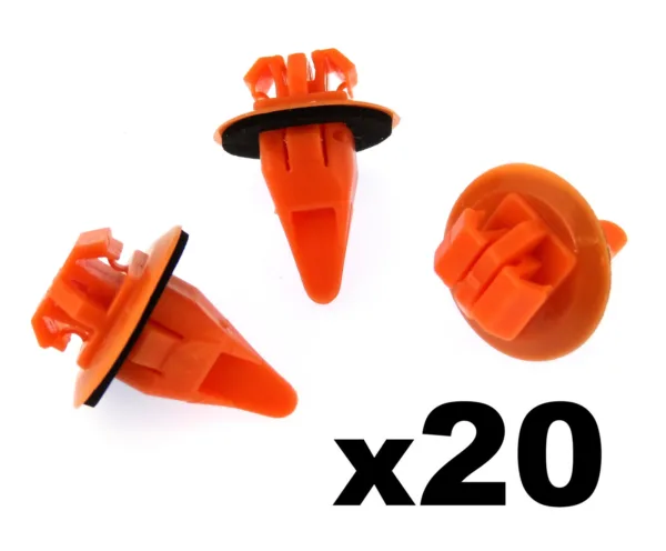 20x Toyota Prado Land Cruiser Side Moulding Wheel Arch Flare Plastic Trim Clips