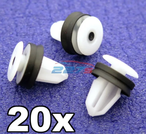 20x Plastic Trim Clips for Land Rover Door Cards & Interior Trim Panels