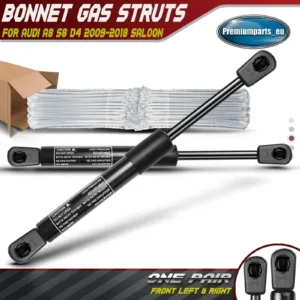 2x Brand New Front Bonnet Gas Struts for Audi A8 S8 Saloon 2009-2018 4H0823359B