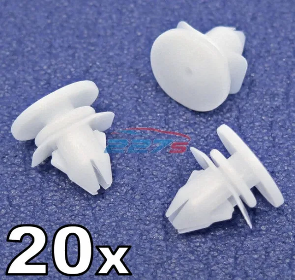 20x Volvo Door Moulding Clips, Exterior Bumpstrip Clips, V70, XC70, S80, XC90