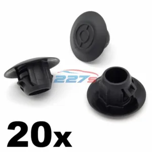 20x Sideskirt & Sill Moulding Plastic Clips for Toyota Land Cruiser and Prado