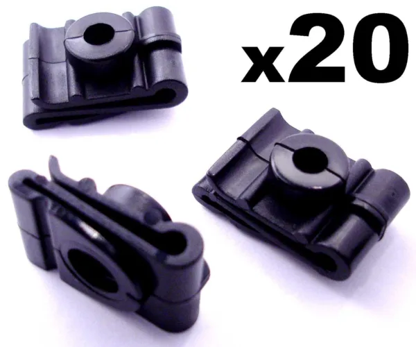 20x Plastic Speed Nuts, Spire Clips for Fixing Wheel Arch Lining & Splashguard