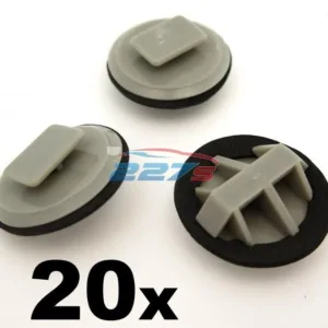 20x Plastic Trim Clips for Mazda Sill Moulding / Rocker Cover Trim Clips