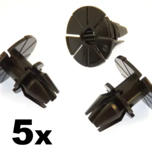5x BMW 5 Series- Plastic Spacer Clip for Side Skirt, Sill Moulding, Rocker Cover