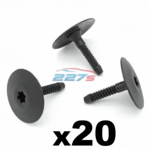 20x Side Skirt & Undertray Plastic Fasteners / Clips - Fits BMW 07147296886