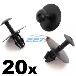 20x Mercedes Side Skirt Clips, Rocker Panel Cover Clips- 0019900192