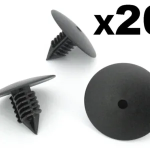 20x Renault Wheel Arch Liner/ Splashguard Lining Spruce Fir Tree Clips 35mm Head