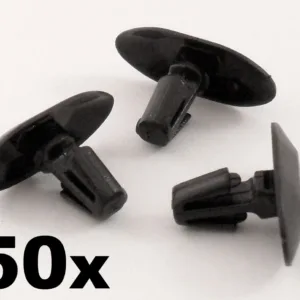 50x Peugeot Plastic Weatherstrip Clips- For rubber door seals, door gasket clips