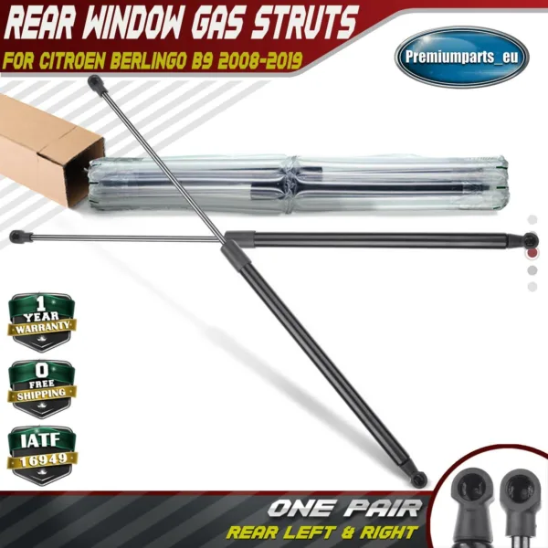 2x Brand New Rear Window Gas Struts for Citroën Berlingo 08-19 B9 7000210367A0