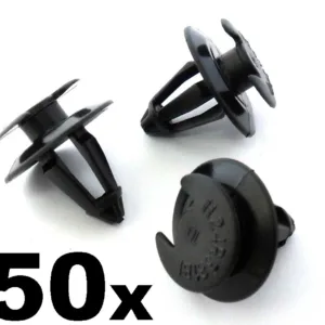 50x VW Plastic Interior Trim Clips for Door Card Mouldings Panels & Boot Linings