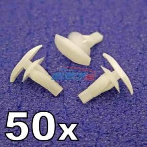 50x 6mm Weatherstrip & Rubber Door Seal Clips- Same as Toyota 67867-12150
