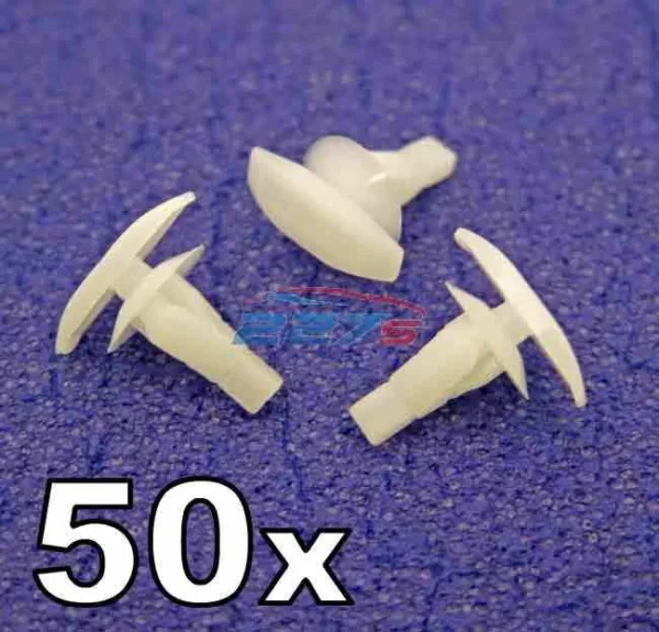 50x 6mm Weatherstrip & Rubber Door Seal Clips- Same as Toyota 67867-12150