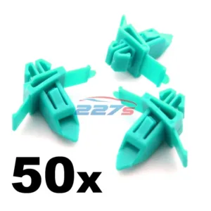 50x Side Moulding Clips & Wheel Arch Trim Clips - Fits Toyota Land Cruiser Prado