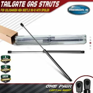 2x Tailgate Gas Struts for Volkswagen New Beetle Hatchback 98-10 With Spoiler