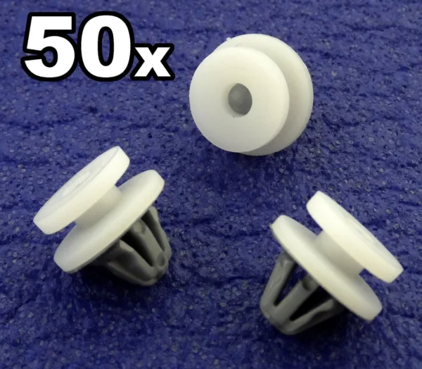 50x Renault Interior Trim Panel and Door Card Clips- For Clio, Trafic & Megane