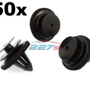 50x Plastic Trim Clips for Door Cards, Fascia & Trim Covers- Fit Various Nissan