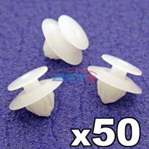 50x Door Moulding & Sill Cover Plastic Trim Clips fits Galant Pajero Montero