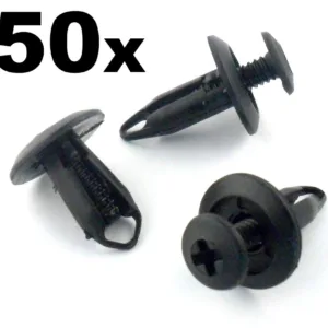 50x Ford Bumper, Wheel Arch Lining, Splashguard & Trim Clip Plastic Fasteners