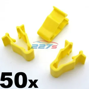 50x Honda Civic, CRV & HRV Yellow Wheel Arch Trim Clips- Snap Fit 90601-SMG-003