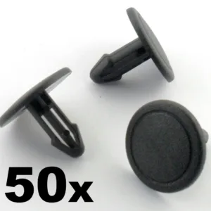 50x Honda Windscreen Cowl / Scuttle Panel Plastic Retainer Trim Fastener Clips