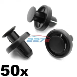 50x 8mm Wheel Arch Lining Clips, Inner Wing, Splashguard For Subaru