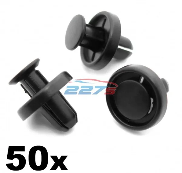 50x 8mm Wheel Arch Lining Clips, Inner Wing, Splashguard For Subaru