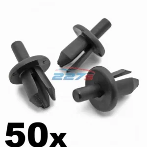 50x Volvo Plastic Trim Clips- For Bumpers, Sills, Shields Covers, Linings & Trim