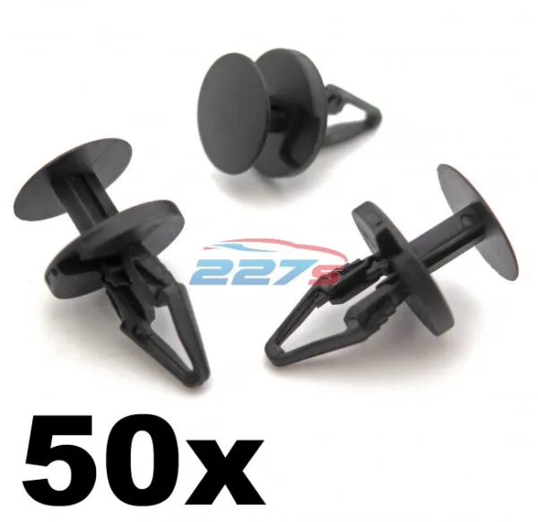 50x Ford Plastic Trim Clips, Bumper, Splitter and Wheel Arch Lining Clips
