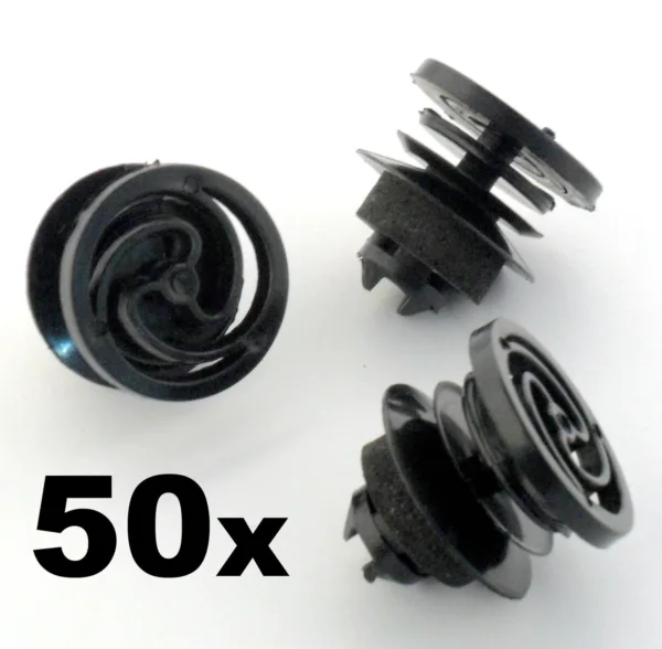50x VW Volkswagen Interior Door Card and Trim Panel Mounting Clip / Fastener