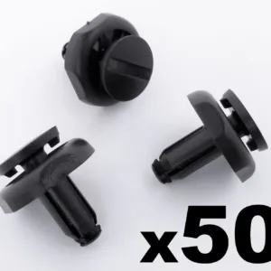 50x 7mm Radiator Cover Clips for Toyota Avensis- Engine Cover Trim Clips