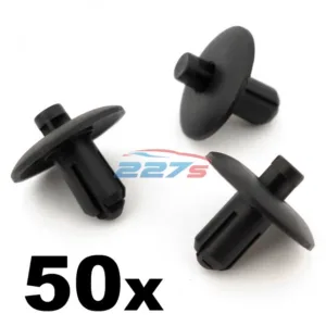 50x Trim & Body Panel Clips- Fit some Audi wheel arch, grille, cabin.. 4D0807300