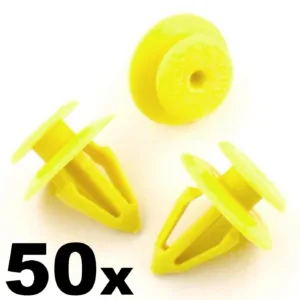 50x VW Interior Door Card & Panel Retainer Plastic Trim Clips