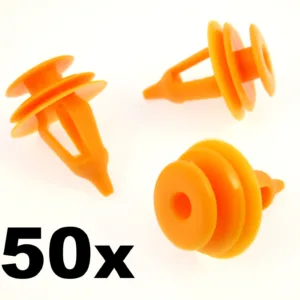 50x Toyota Plastic Trim Clips for Door Cards- Door Panel Fastener Clips Fascia