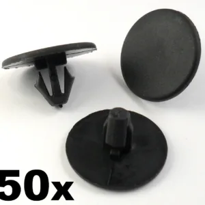 50x Peugeot Bonnet Insulation Retainer Clips- Plastic Trim Clips Bonnet Lining
