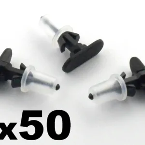 50x Vauxhall Door Seal Clips- Fasteners for Rubber Weatherstrip 90579619