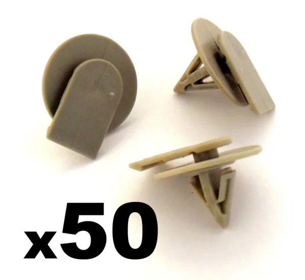 50x BMW Mini Protective Plastic Side Skirt / Sill Cover Trim Fastener Clips