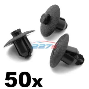 50x Plastic Rivet Trim Clips for Toyota & Lexus Wheel Arches, Inner Wing & Cowls